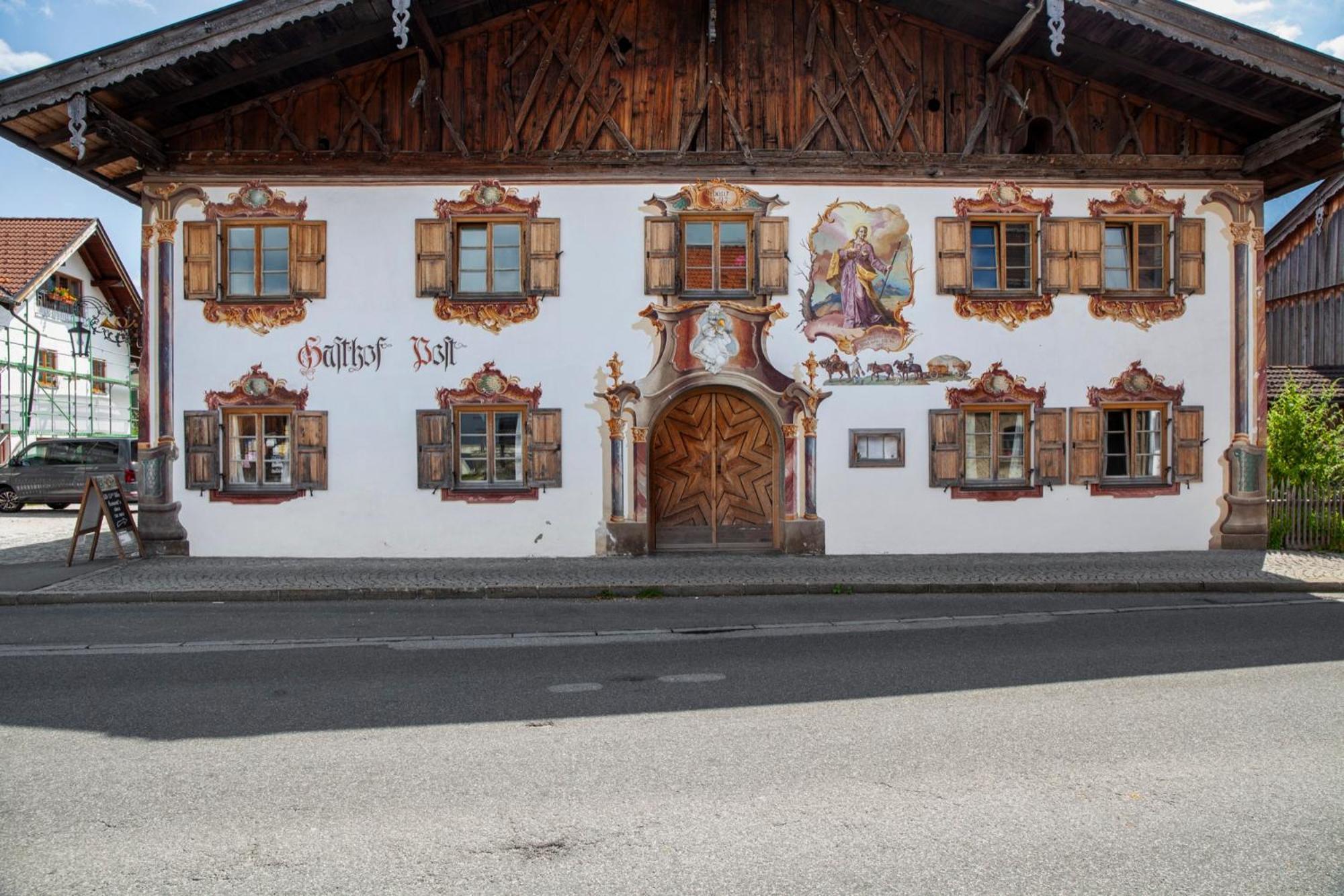 Block'S Post Hotel Krün Buitenkant foto